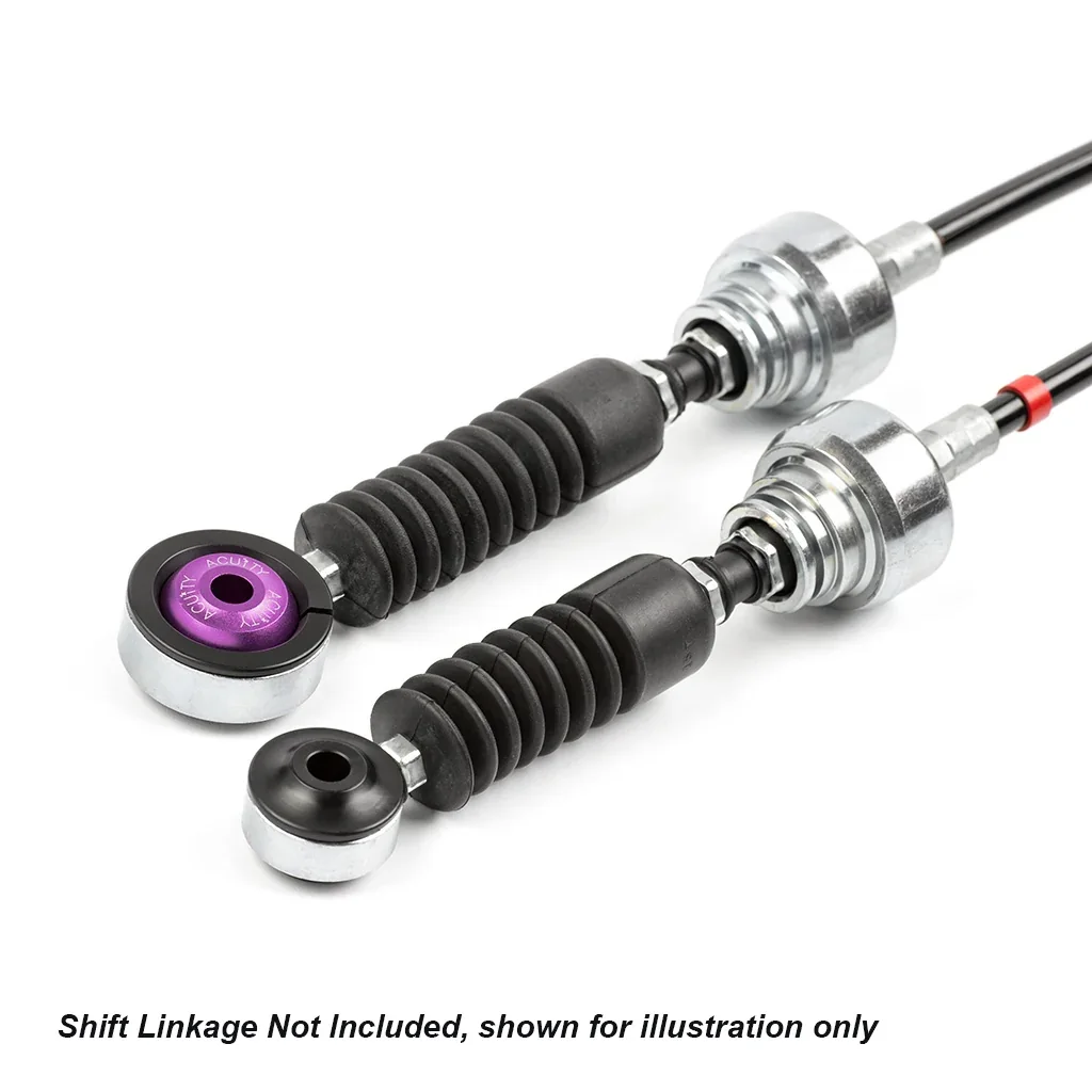 Bushings shown installed on shift cable ends for illustration; cables not included
